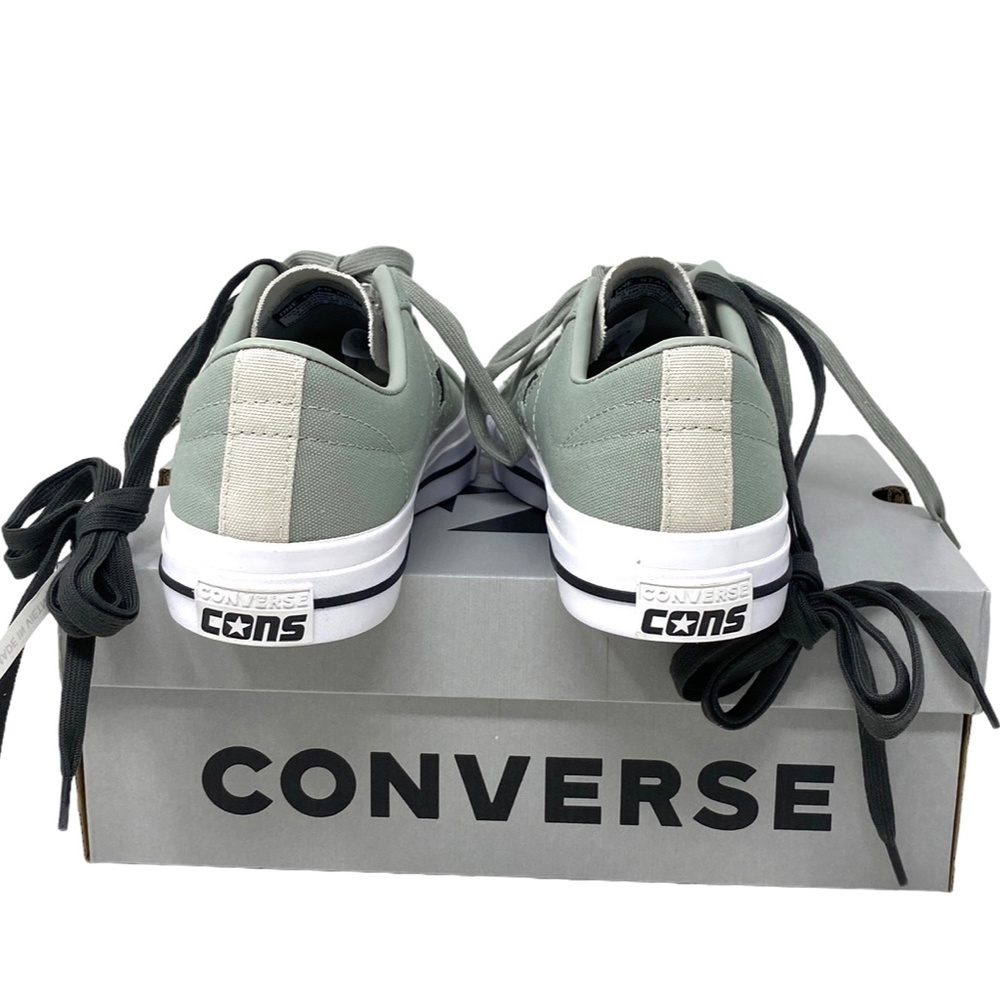 Converse CONS One Star Pro OX Low Top Canvas Gray Men’s Size Sneakers 172634C - Picture 4 of 12